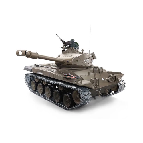 Танк на радиоуправлении 1:16 Heng Long Bulldog M41A3 с пневмопушкой и и/к боем (Upgrade)