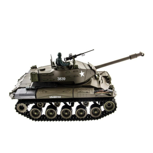 Танк на радиоуправлении 1:16 Heng Long Bulldog M41A3 с пневмопушкой и и/к боем (Upgrade) - изображение 9