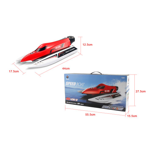 Катер на радиоуправлении WL Toys WL915 F1 High Speed Boat бесколлекторный (красный) - изображение 2