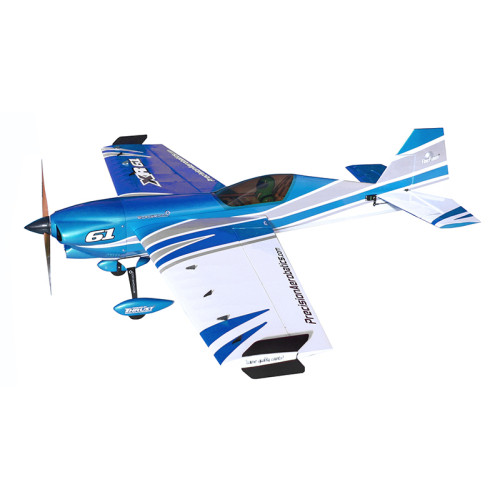 Самолёт радиоуправляемый Precision Aerobatics XR-61 1550мм KIT (синий)