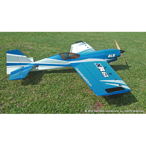 Самолёт радиоуправляемый Precision Aerobatics XR-61 1550мм KIT (синий) - изображение 2