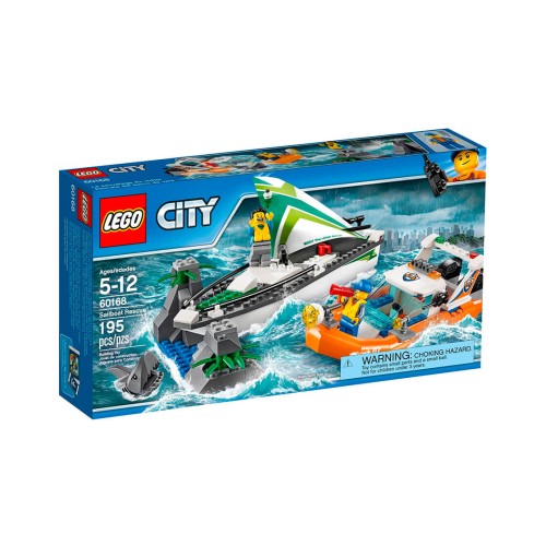 Конструктор LEGO Рятувальний катер 195 деталей (60168)