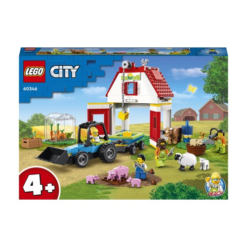 Конструктор LEGO Тварини на фермі та у хліві 230 деталей (60346)