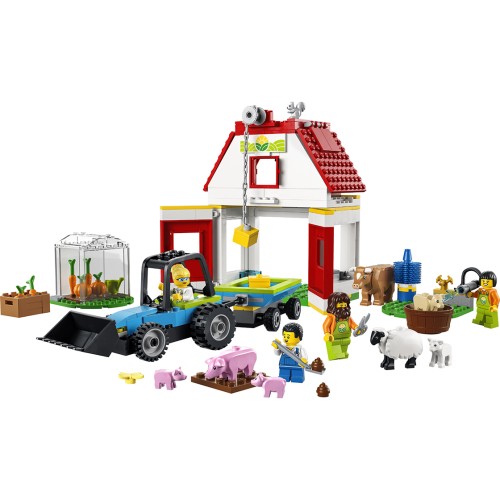 Конструктор LEGO Тварини на фермі та у хліві 230 деталей (60346) - изображение 8