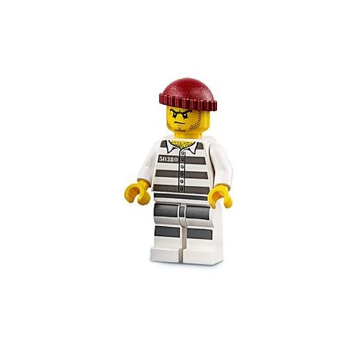 Конструктор LEGO Jail Prisoner 50380 - Dark Red Knit Cap 1 деталей (cty0954-used)