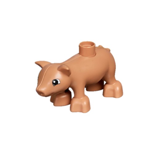 Конструктор LEGO Pig - Adult, Squared Eyes 1 деталей (pig03pb01-used)