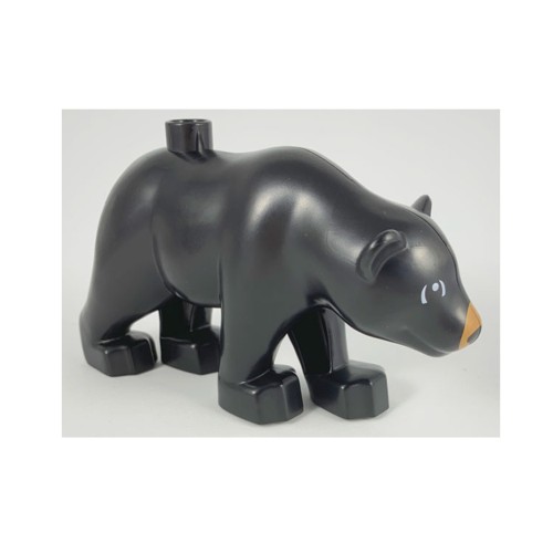 Конструктор LEGO Black Bear - Adult, Medium Nougat Muzzle 1 деталей (dupbearc01pb02-used)