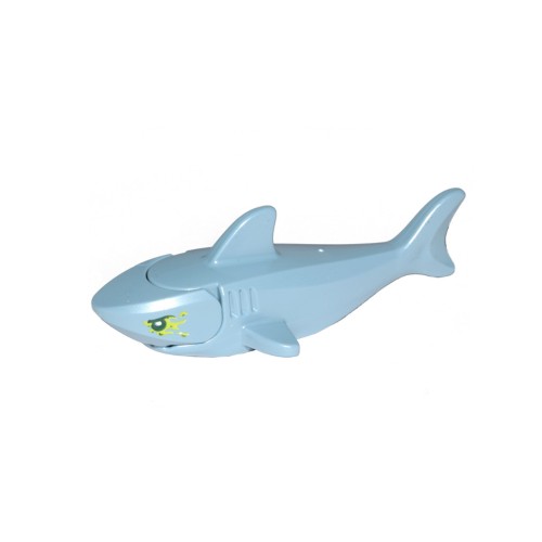 Конструктор LEGO Shark - Sand Blue, Lime Slime Pattern 1 деталей (14518c01pb03)