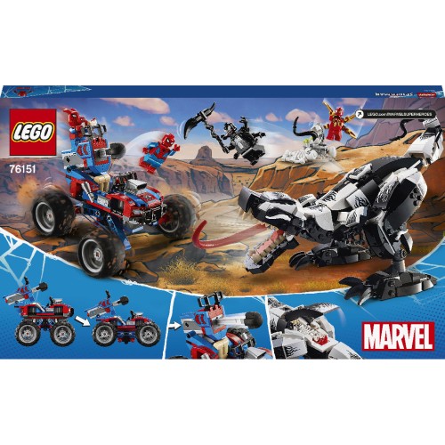 Конструктор LEGO Marvel Засідка на веномозавра 640 деталей (76151) - изображение 10