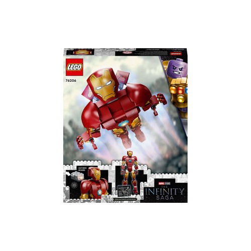 Конструктор LEGO Marvel Avengers Фігурка Залізної людини 381 деталей (76206) - изображение 9