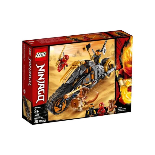 Конструктор LEGO Ралійний мотоцикл Коула 212 деталей (70672)