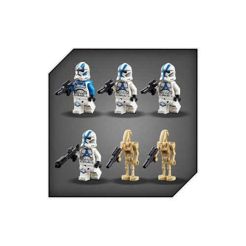 Конструктор LEGO Клони-піхотинці з набору 501st Legion 285 деталей (75280) - изображение 5