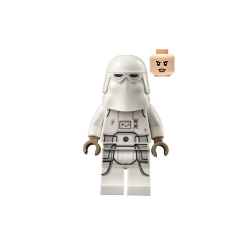 Конструктор LEGO Snowtrooper - Female, Light Nougat Head, Angry Smile 1 деталей (sw1178)