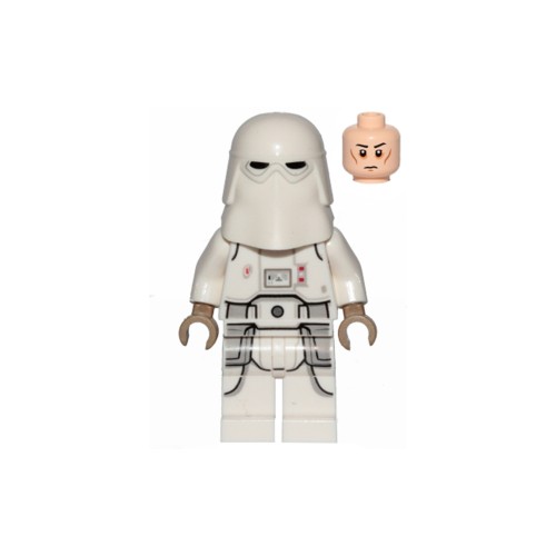 Конструктор LEGO Snowtrooper - Dark Tan Hands, Cheek Lines, Frown 1 деталей (sw1103)