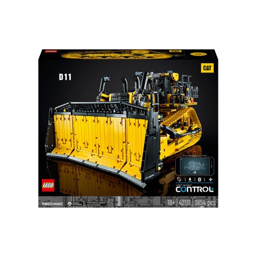 Конструктор LEGO Бульдозер Cat® D11 із керуванням з додатка 3854 деталей (42131)