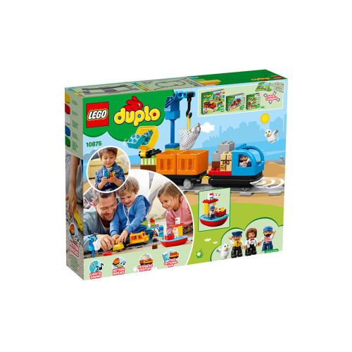 Конструктор LEGO Вантажний потяг 105 деталей (10875) - изображение 6