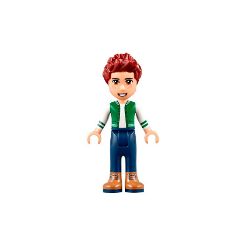 Конструктор LEGO Daniel, Brown Boots, Dark Blue Jeans, White and Green Top 1 деталей (frnd237)