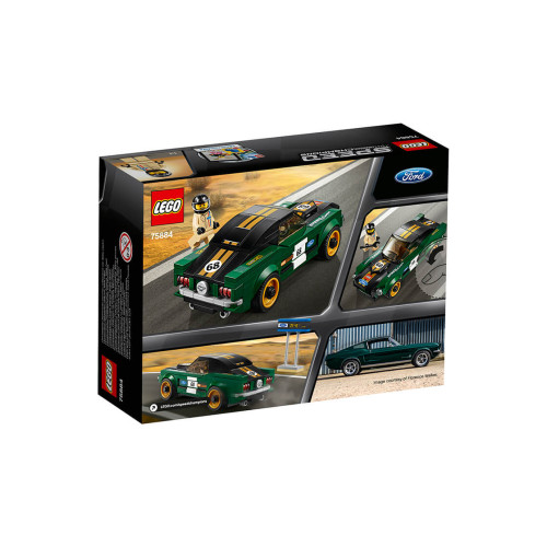 Конструктор LEGO 1968 Ford Mustang Fastback 183 деталей (75884) - изображение 5