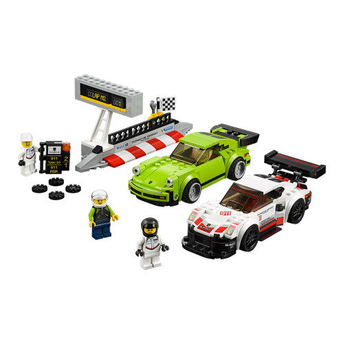 Конструктор LEGO Porsche 911 RSR та 911 Turbo 3.0 391 деталей (75888) - изображение 2