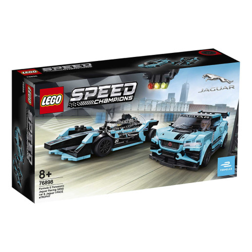 Конструктор LEGO Formula E Panasonic Jaguar GEN2 та I-PACE 565 деталей (76898)