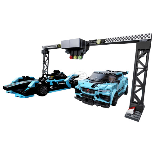 Конструктор LEGO Formula E Panasonic Jaguar GEN2 та I-PACE 565 деталей (76898) - изображение 2