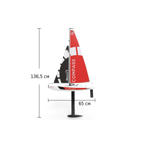 Яхта радиоуправляемая VolantexRC V791-1 Compass 650мм RTR - изображение 10